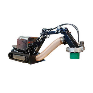 solid and liquid material suction excavator