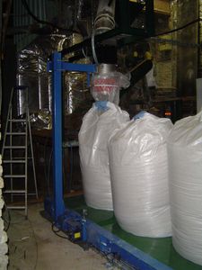 granulate big-bag filling station