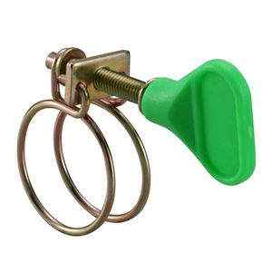 galvanized steel hose clamp / wire / double