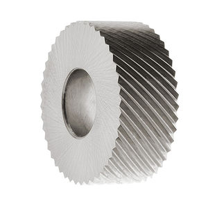helical-toothed knurling wheel