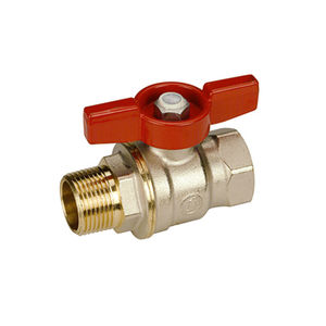 ball valve / manual / for water / for steam