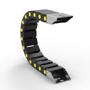 partially enclosed drag chain / nylon / self-supporting