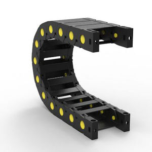 partially enclosed drag chain / nylon / self-supporting