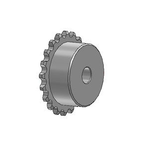 straight-toothed sprocket wheel