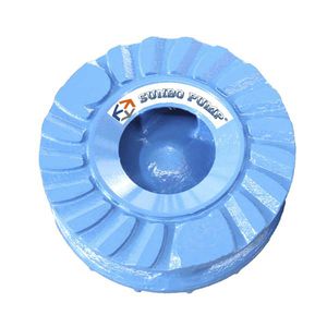 abrasive fluid pump impeller