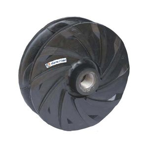 corrosive fluid pump impeller