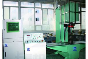 compression test stand / spring / for railway applications / mechanical