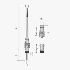 RTD temperature probe