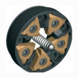 external threading tool / thread-whirling / indexable insert / Swiss type lathe
