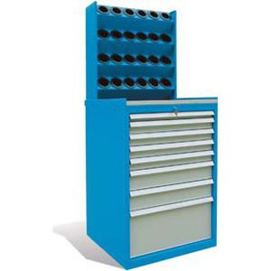 storage cabinet / free-standing / with drawer / metal