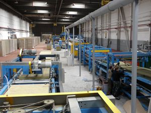 sandwich panel production line