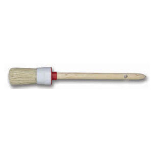 paint brush with wooden handle