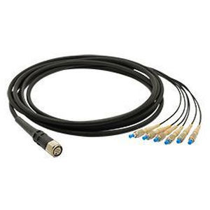 Fiber optic cable assembly - Radiall - SC / expanded beam