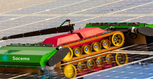 solar panel cleaning robot 1