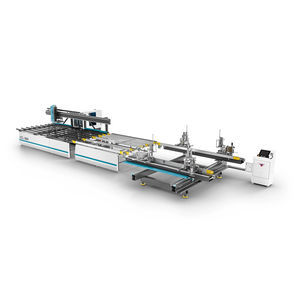 corner welding and cleaning line