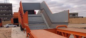 mobile waste transfer station