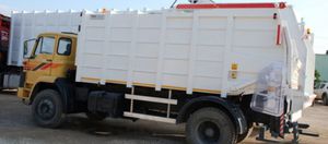 top-loader waste collection vehicle