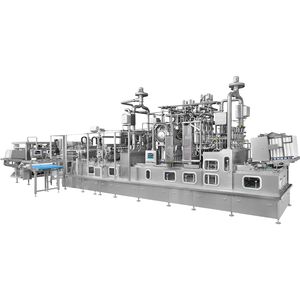 filling and packaging line for the food industry