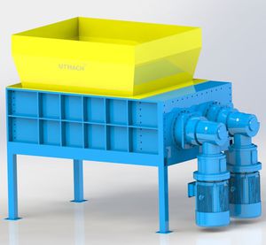 four-shaft shredder