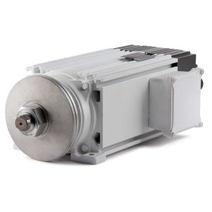 flat motor / three-phase / asynchronous / with brake