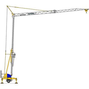 self-erecting crane