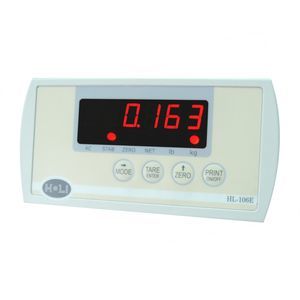 LCD display weight indicator
