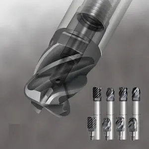 Ball nose milling cutter - CBN2XL series - end mill / solid / finishing