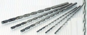 solid drill bit / multi-purpose / deep hole / with 1 tooth