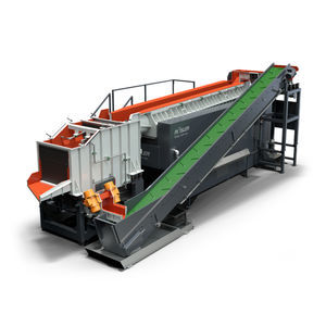 continuous vibratory finishing machine