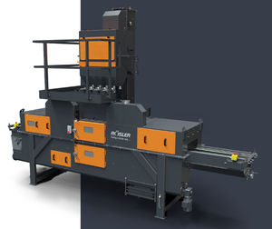 wire mesh belt conveyor shot blasting machine
