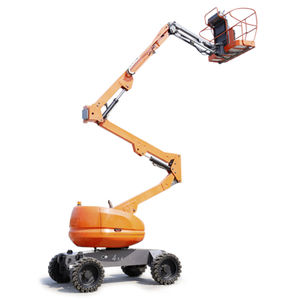 self-propelled articulated boom lift / rough terrain / diesel