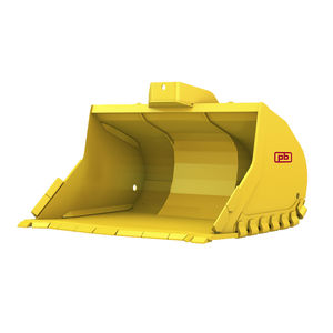 standard bucket / for materials handlers / heavy duty / for stone