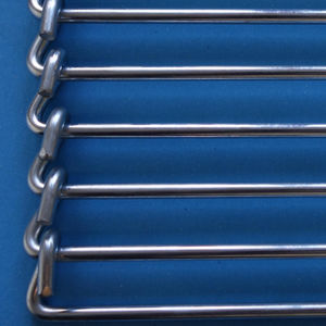 wire mesh conveyor belt / for drying / for washing