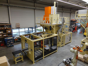 horizontal baling press