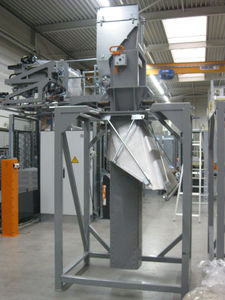 vertical baling press / top-loading / high-speed