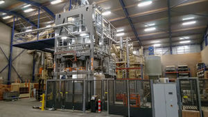 vertical baling press