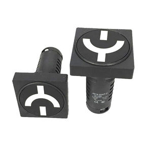 steady indicator light / LED / panel-mount / waterproof