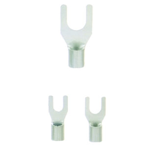 fork solderless terminal / compression / tubular / non-insulated