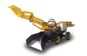 wheeled loader / articulated / for underground mining