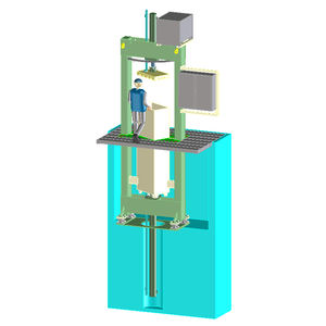 vertical baling press