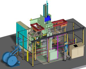 automatic baling press