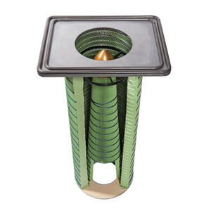air filter cartridge / fine / metal / pleated