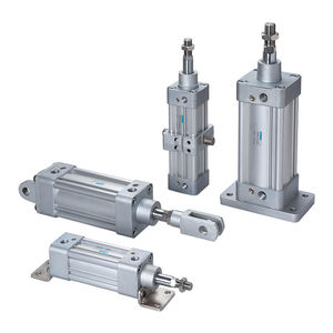 linear actuator / pneumatic / double-acting / ISO