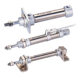 linear actuator / pneumatic / double-acting / single-acting