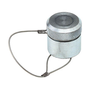 round plug / threaded / steel / protection