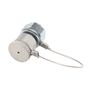 quick coupling / straight / hydraulic / aluminum