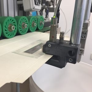 gluing machine inspection system
