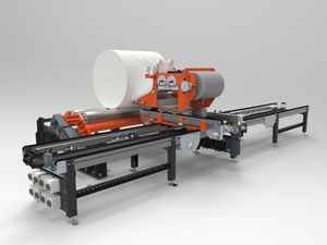 radial stretch wrapping machine