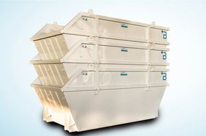 plastic waste bin