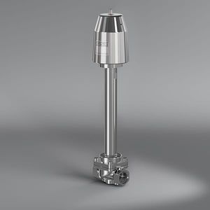cryogenic valve / plug / pneumatically-operated / for gas